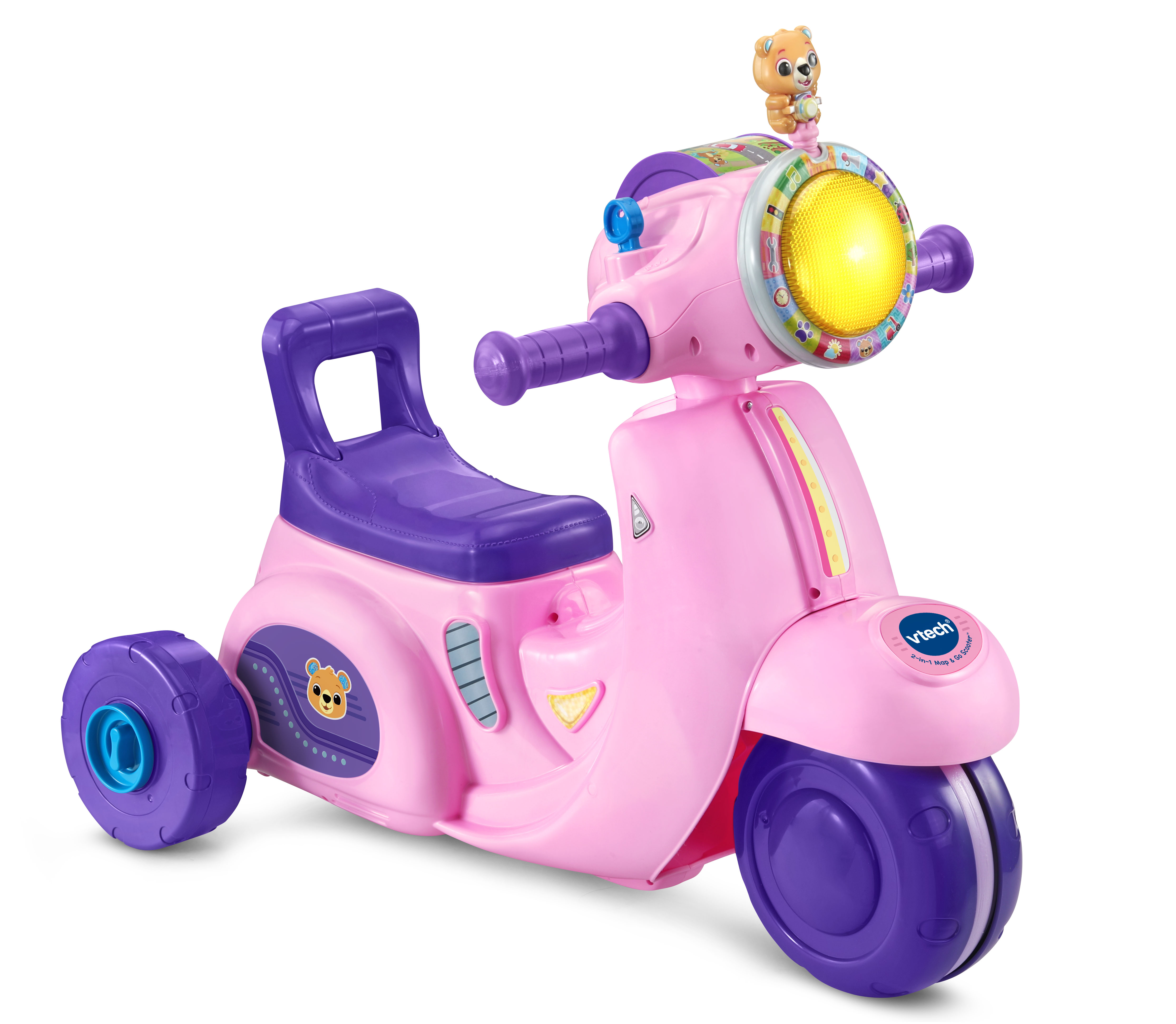 VTech® 2-in-1 Map & Go Scooter™- Pink